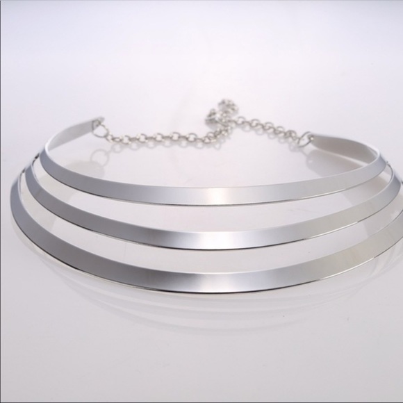 Multi Layer Fashion style choker necklace - Picture 2 of 3